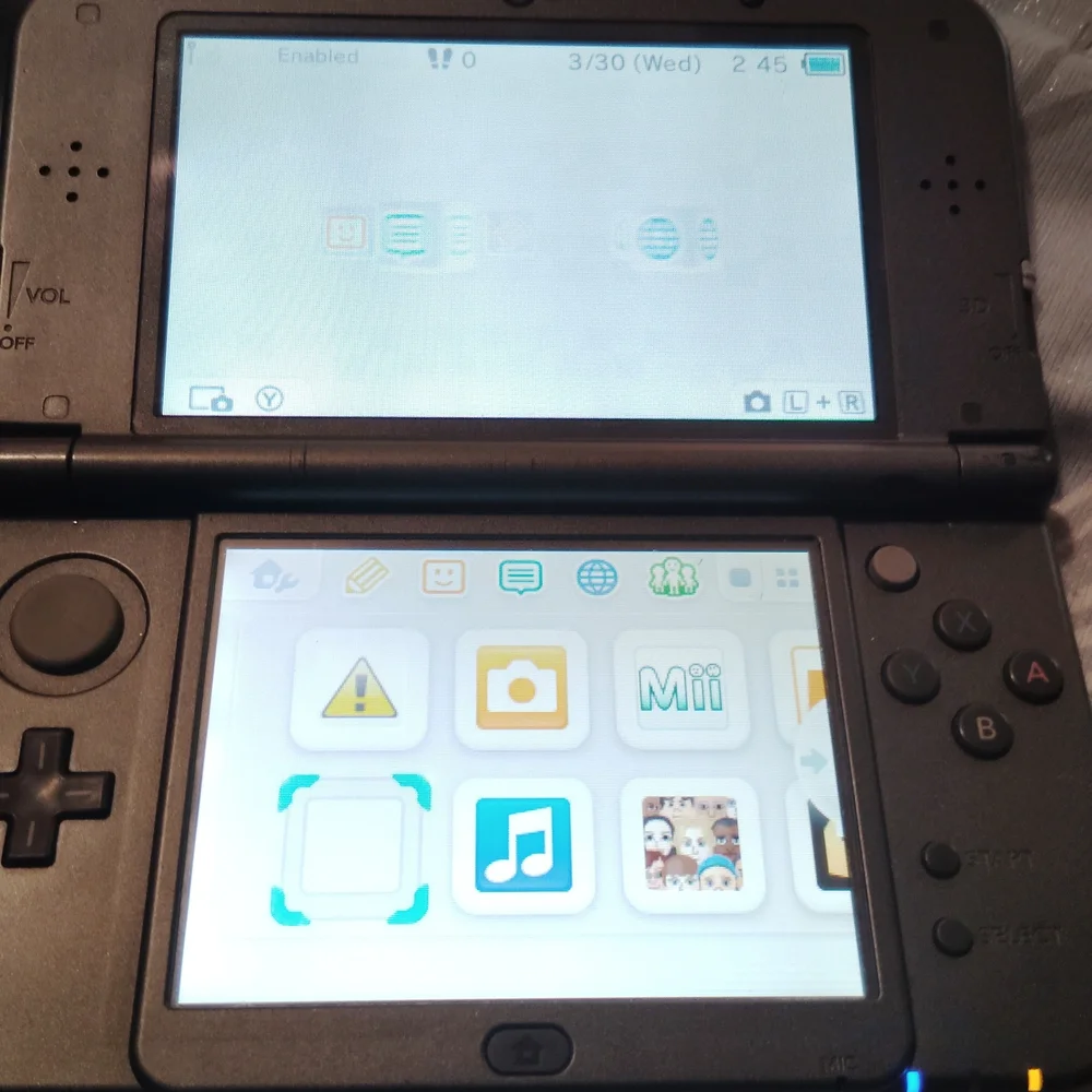 Nintendo DS with Red and Black Case